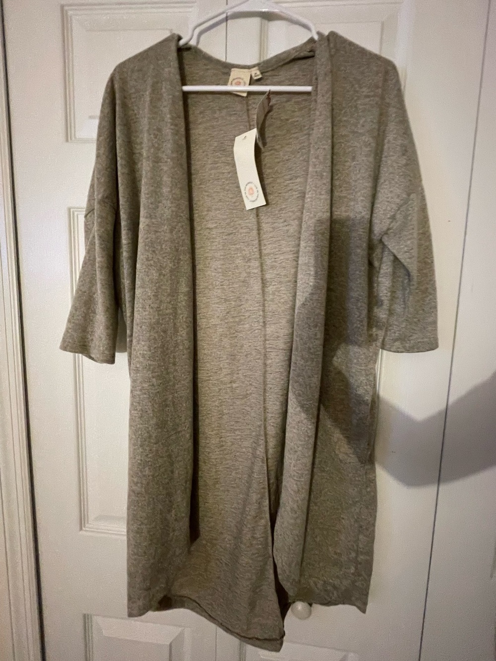 Long Gray Cardigan